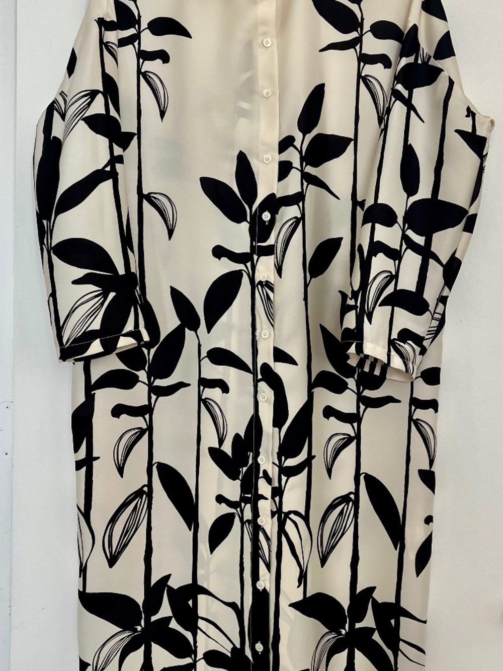 NWOT Women’s Zara Botanical Print Long Shirt / Tunic – Size M